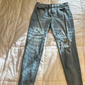 American Eagle jeans, 90s skinny jeans, strigid